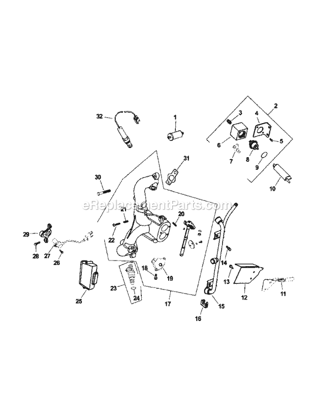 Cv745-0006 Fuel System Diagram and Parts List for M60-KHEFI 53AB5HEX750 Cub Cadet Sprayer